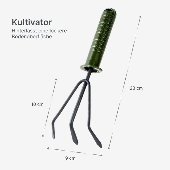 Actual product image Hermex Garden tool set Garden shovel Hand spade Cultivator Weed cutter