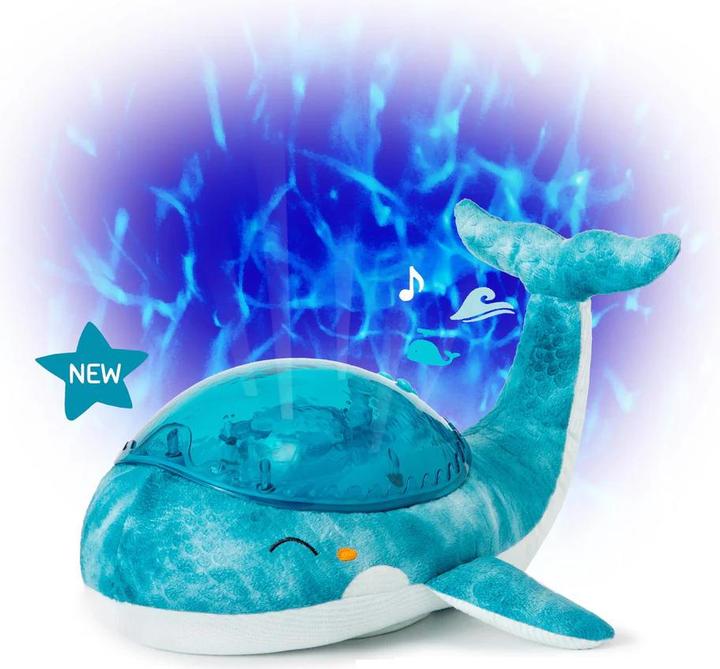 Actual product image Cloud B Cloudbox Tranquil Whale - Nachtlicht Blau (Wiederaufladbar)