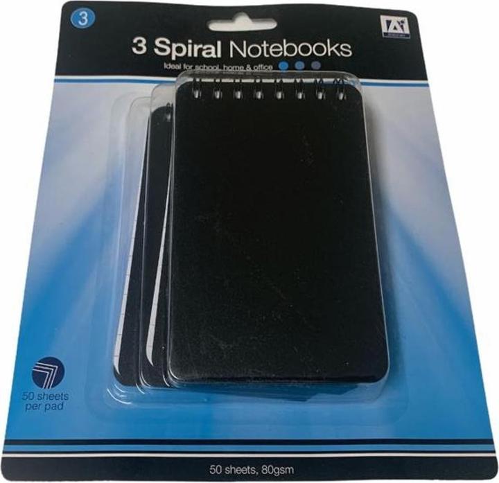 Actual product image Anker Stationery Spiral Notebook (Pack of 3) (Hardcover)