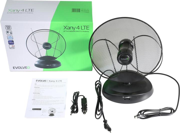 Actual product image Evolveo Xany 4 LTE television antenna Indoor (Indoor antenna, DVB-T / -T2)