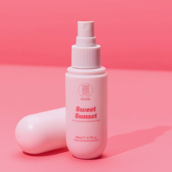 Immagine prodotto The Fox Tan Everywhere Perfume Mist Sweet Sunset (80 ml, Profumo per capelli)