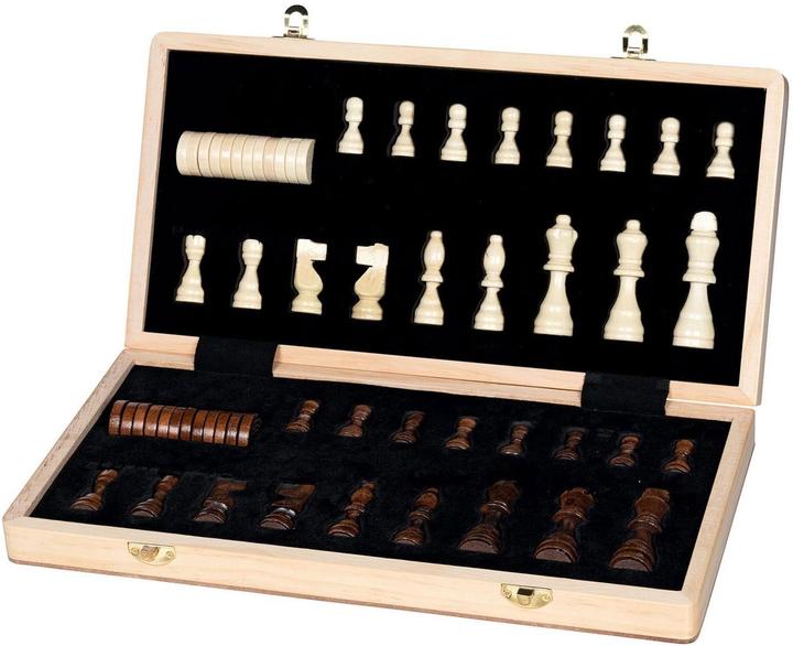 Immagine prodotto Goki Gioco di scacchi/scacchi 2in1, magnetico