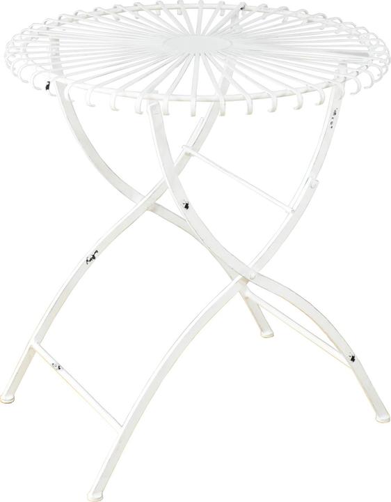 Image du produit HTI-Living Table ronde romantique en métal (70 cm)