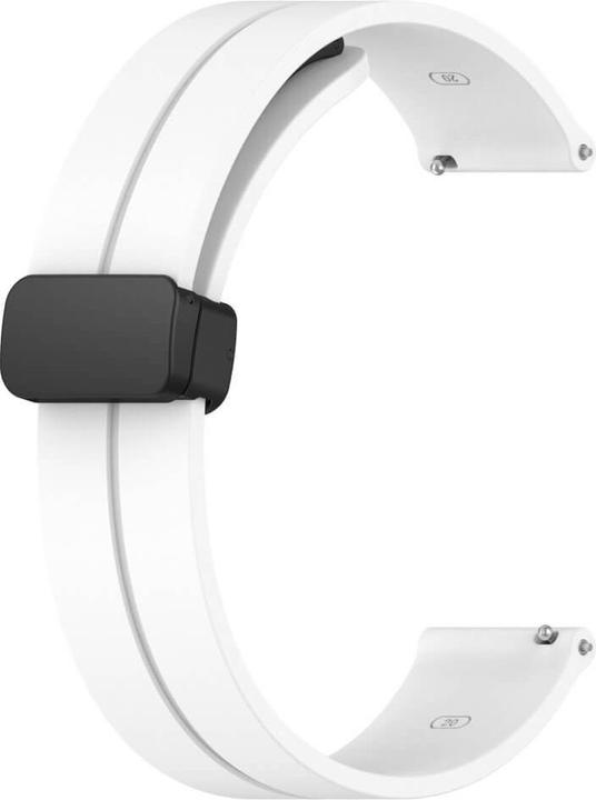 Produktbild Cover-Discount Silikon Ersatzarmband 20mm weiss (20 mm, Silikon)