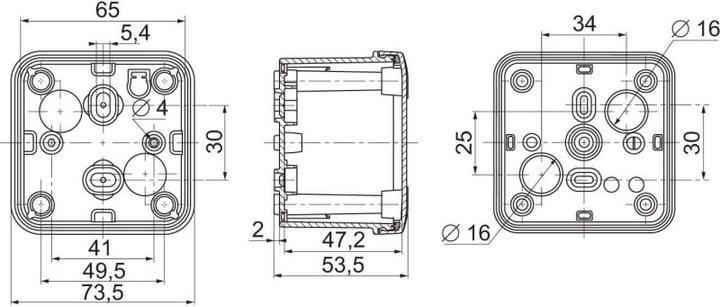Actual product image Schneider PC housing IP66 IK08 (Housing)
