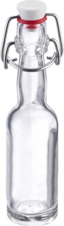 Westmark 24 Mini-Bügelverschlussflasche rund, 40 ml, im Holzdisplay