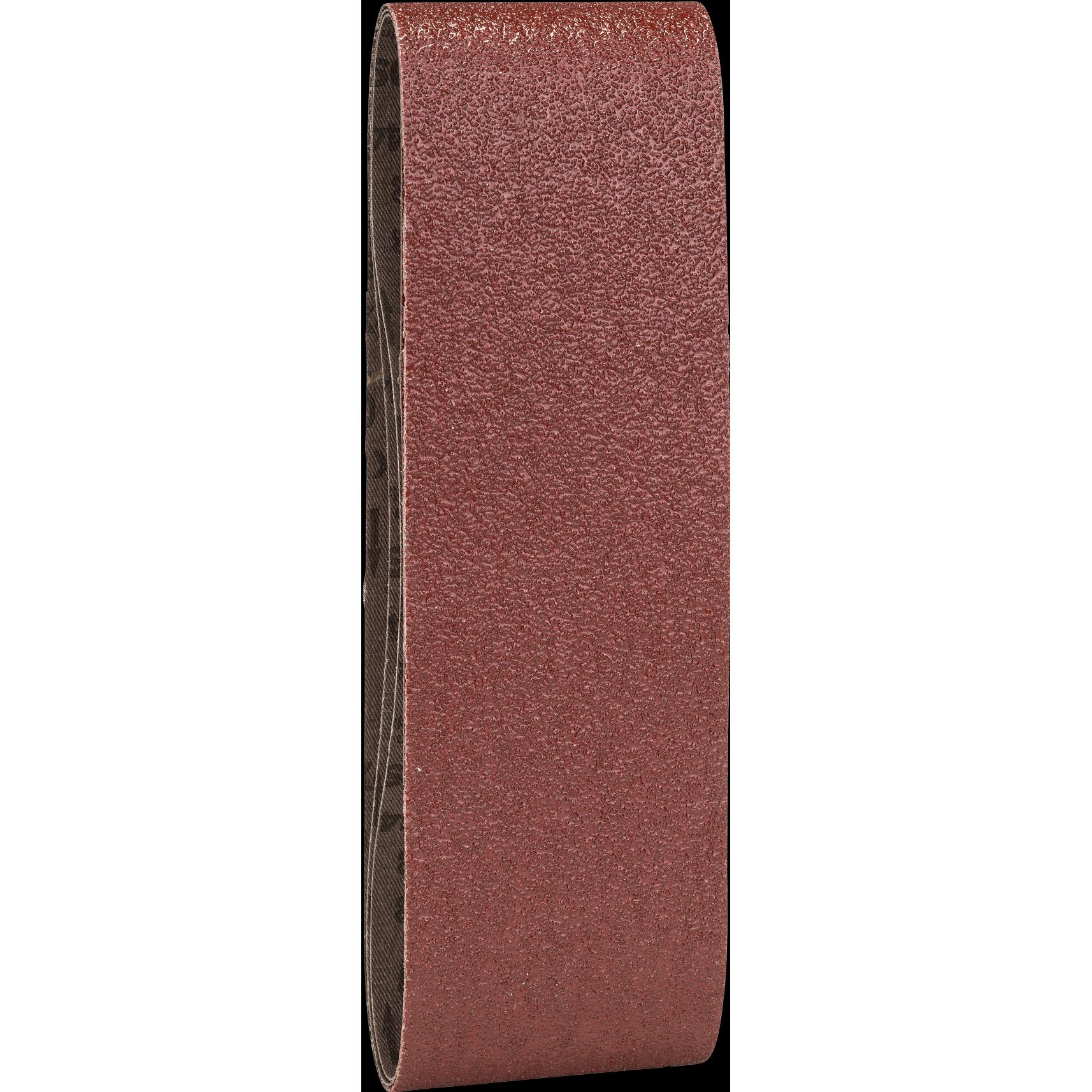 Thumbnail - Bosch Zubehör, Schleifmittel, 3tlg. Schleifband-Set für Bandschleifer, rote Qualität K = 40 (40)