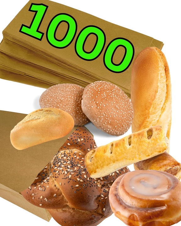 Produktbild Loxato Brottüten Papier-Set (1000 Stück) (1000 x)