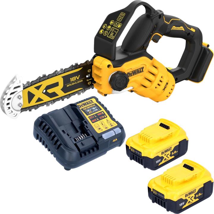 Produktbild DeWalt DCMPS 520 P2 Akku Astsäge 18 V 20 cm Brushless + 2x Akku 5,0 Ah + Ladegerät