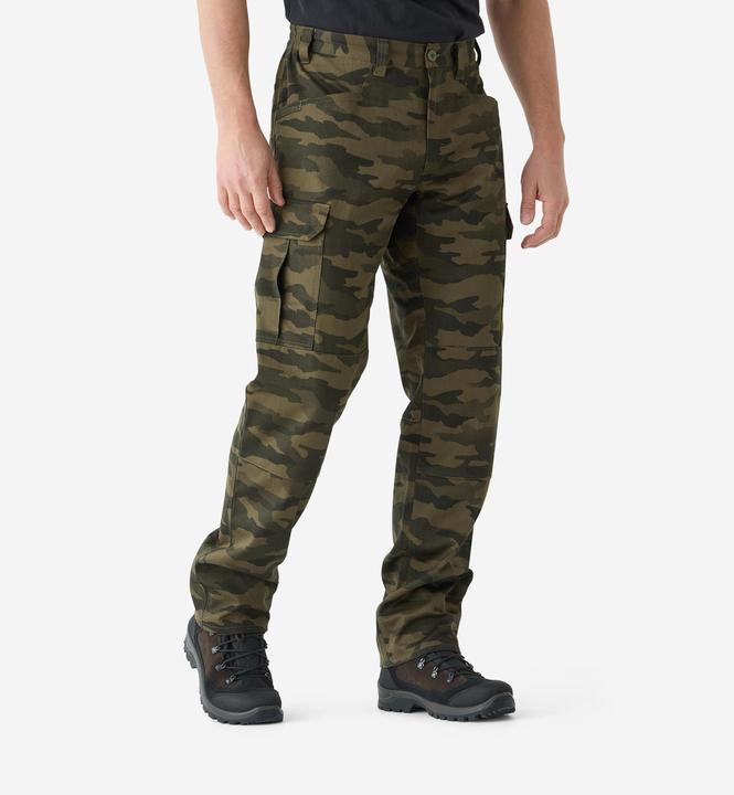 Produktbild Solognac Jagdhose Steppe 500 Cargo strapazierfähig Camouflage braun (XXL)