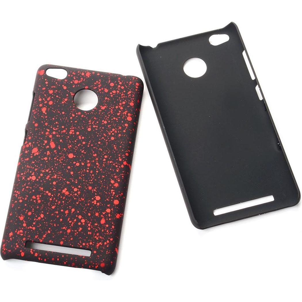 König Design Handy Hülle Schutz Case Bumper Etuis für Xiaomi Redmi 3 Pro 3D Sterne Rot Neu (Xiaomi Redmi 3 Pro), Smartph...