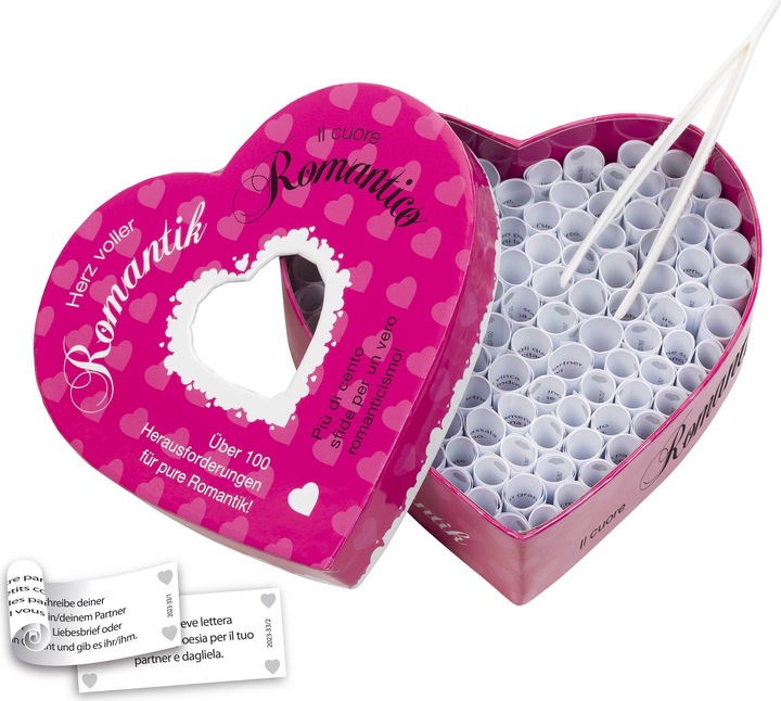 Actual product image tease & please Heart full of romance (Other, German, Italian)