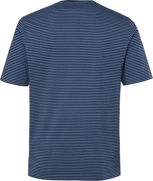 Image du produit JP1880 T-shirt Henley rayé à manches courtes et col rond avec patte de boutonnage - jusqu'au 8 XL (8XL)