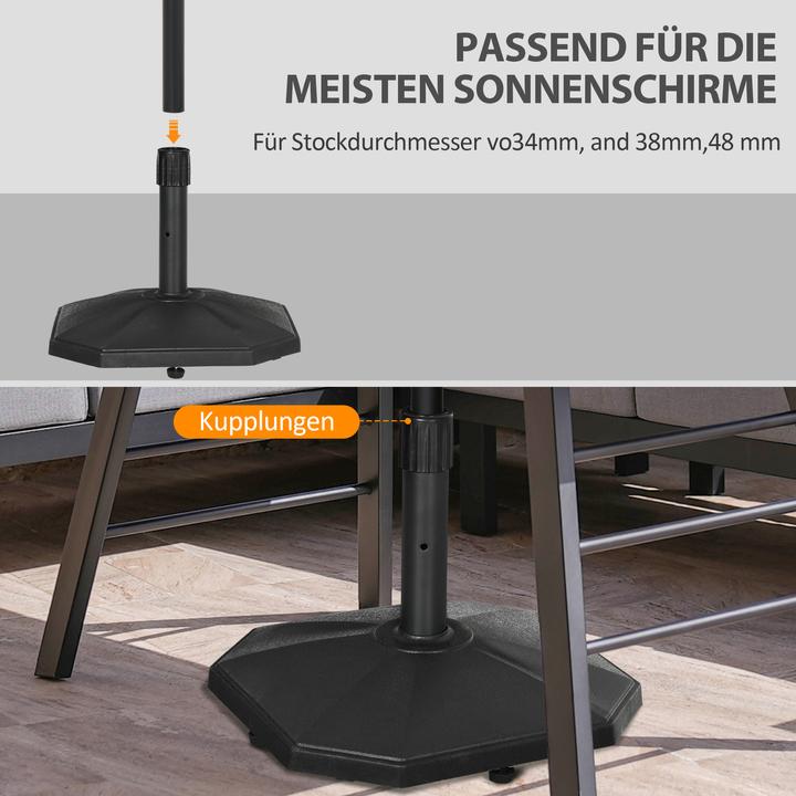 Produktbild Outsunny Sonnenschirmständer mit PE-Rahmen