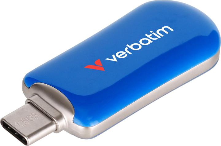 Produktbild Verbatim Plectra Blue 128GB USB-C Flash Drive 30233 (128 GB, USB-C)