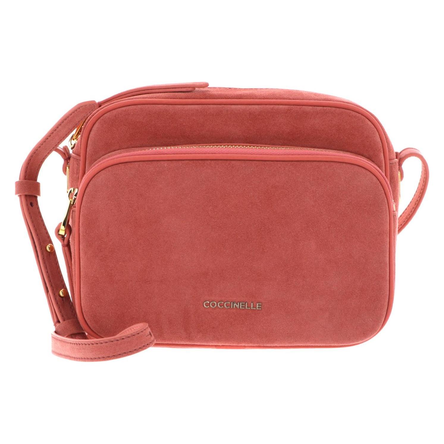 Coccinelle, Damen, Handtasche, Umhängetasche Lea Suede 1501, Orange