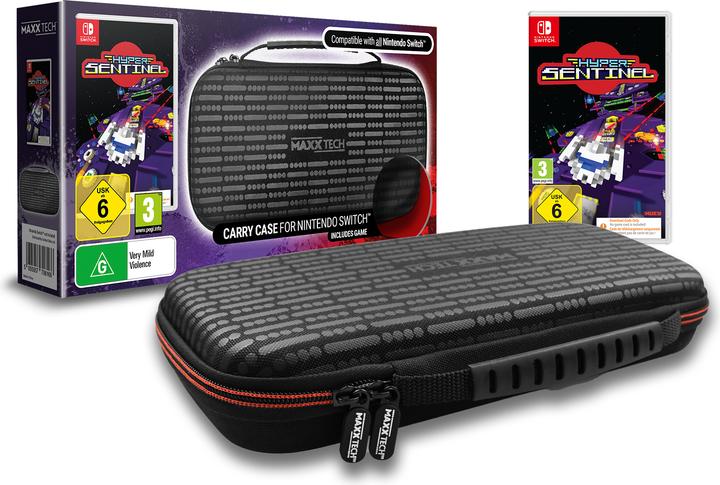 Actual product image Maxx Tech Premium Carry Case & Hyper Sentinel Bundle for Nintendo Switch & Switch 2 (Switch, Switch Lite, Switch OLED)