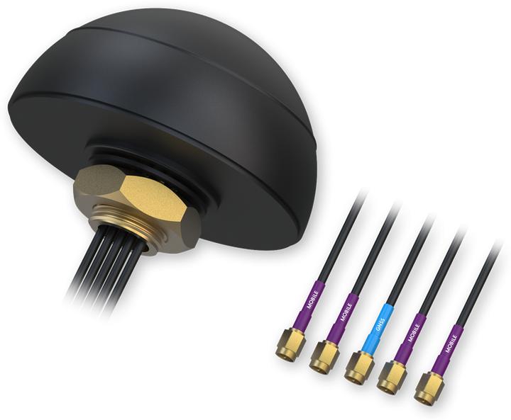 Immagine prodotto Teltonika Antenna SMA da tetto COMBO QUAD per dispositivi mobili/GNSS (4G, GPS, 3G, GSM)