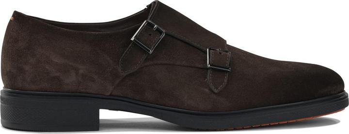 Image du produit Santoni Suede double buckle loafers (41.5)