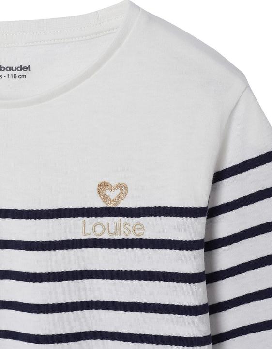 Actual product image Vertbaudet Geringeltes Mädchen Shirt (110)