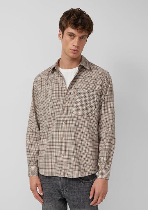 Immagine prodotto s.Oliver Hemd Regular Fit: Kariertes Hemd aus Flanell (S)