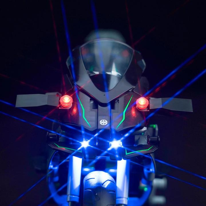 Produktbild BrickBling LED Licht Set für LEGO Kawasaki Ninja H2R Motorrad (42170)