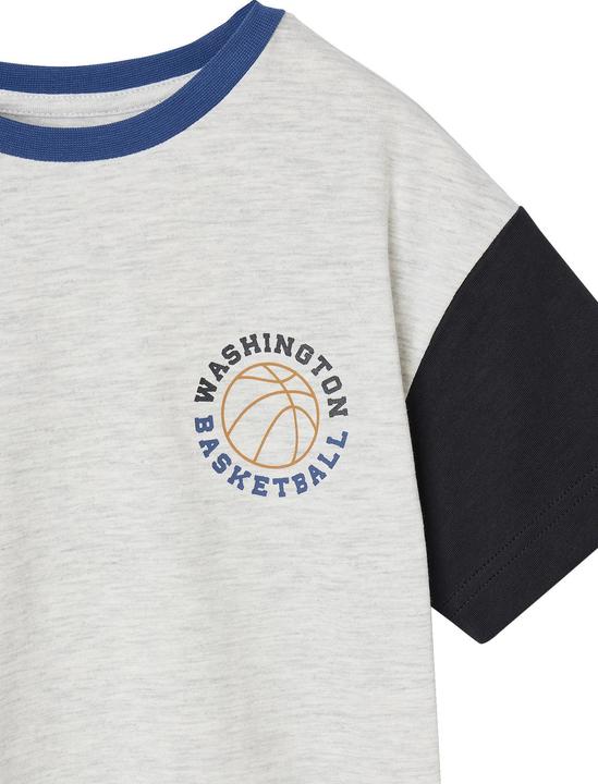 Actual product image Vertbaudet Jungen T-Shirt mit Ärmeln in Kontrastoptik (92)