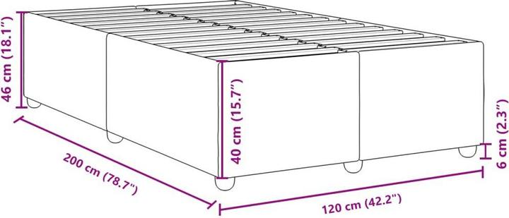 Image du produit vidaXL Bettgestell (120 x 200 cm)