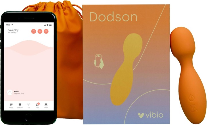 Image du produit Vibio Mini vibromasseur mural Dodson - Orange