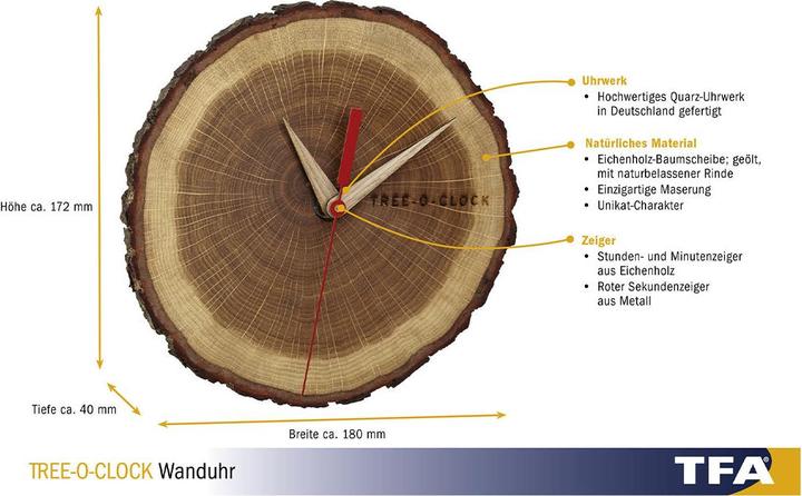 Produktbild TFA Tree-o-clock (18 cm)