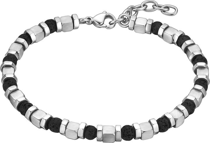 Immagine prodotto True Rebels Herren Armband - 39019 (19 cm, Acciaio inossidabile)