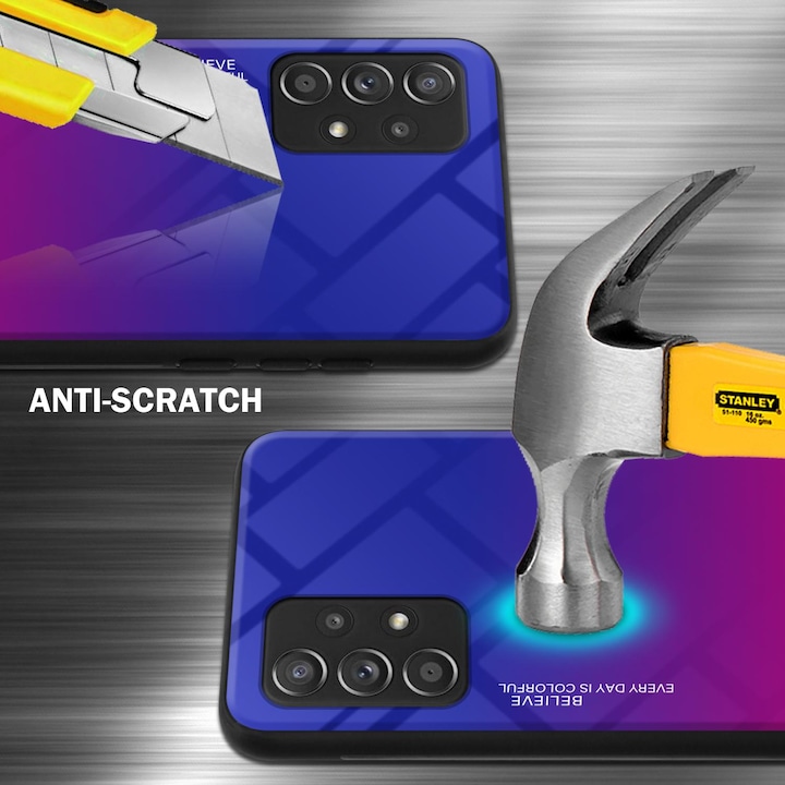 Immagine prodotto Cadorabo Manicotto per vetro in TPU a 2 colori (Samsung Galaxy A52, Samsung Galaxy A52 5G, Samsung Galaxy A52s 5G)