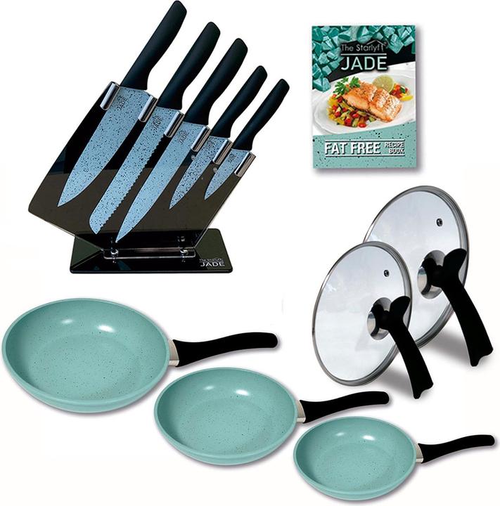 Produktbild Starlyf Jade Set of 5 + Jade Knife (Bratpfanne, Aluminium)