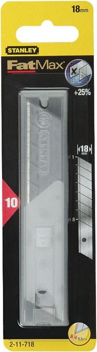 Produktbild Stanley Abbrechklinge 18 mm FatMax. 10er Pack (Ersatzklinge)