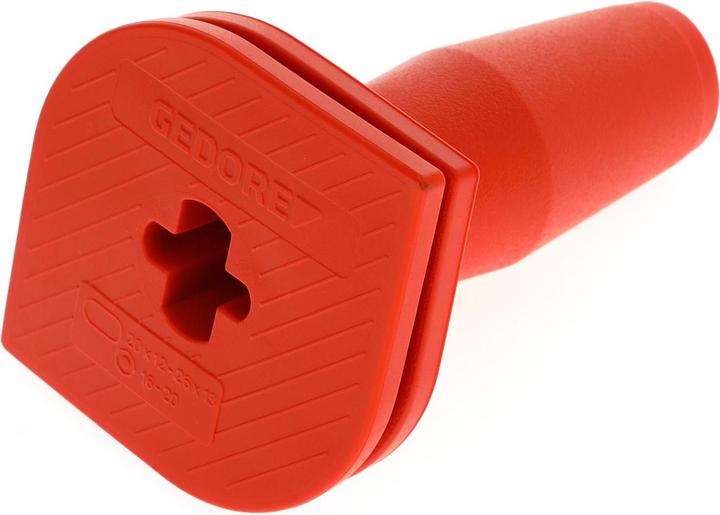 Actual product image Gedore 108UNIHand protection grip chisel red