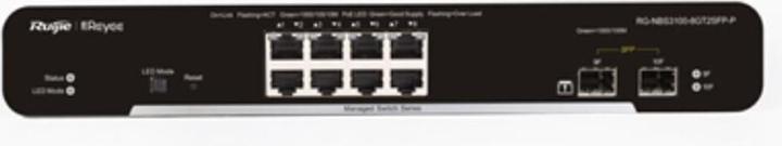 Produktbild Ruijie SWITCH REYEE RG-NBS3100-8GT2SFP-P 5-PORT 10/100 MBPS DESKTOP SWITCH (8 Ports)