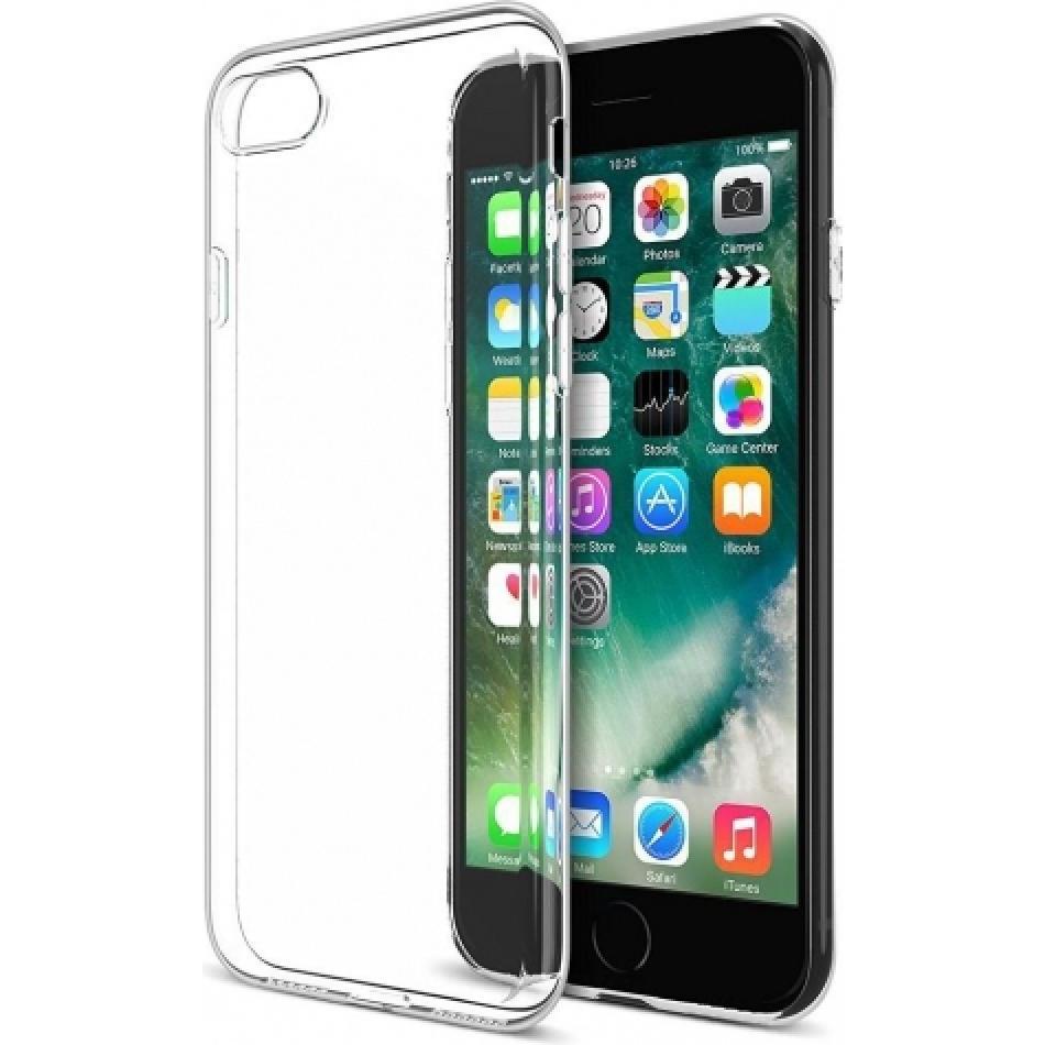 Screenguard Apple iPhone 8 Flexible TPU Clear Case (Apple iPhone 8), Smartphone Hülle, Transparent