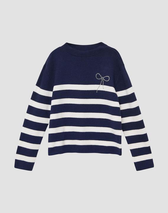 Produktbild s.Oliver Strickpullover Strickpullover aus Viskosemix im Loose Fit (140)