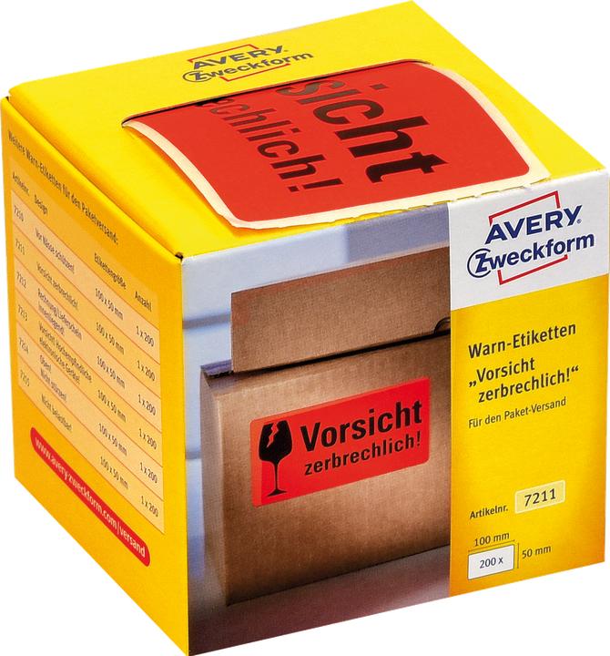 Actual product image Avery Warn labels