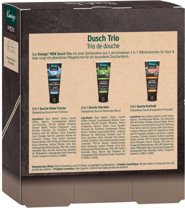 Actual product image Kneipp Coffret cadeau MEN Trio de douche (Body care set)