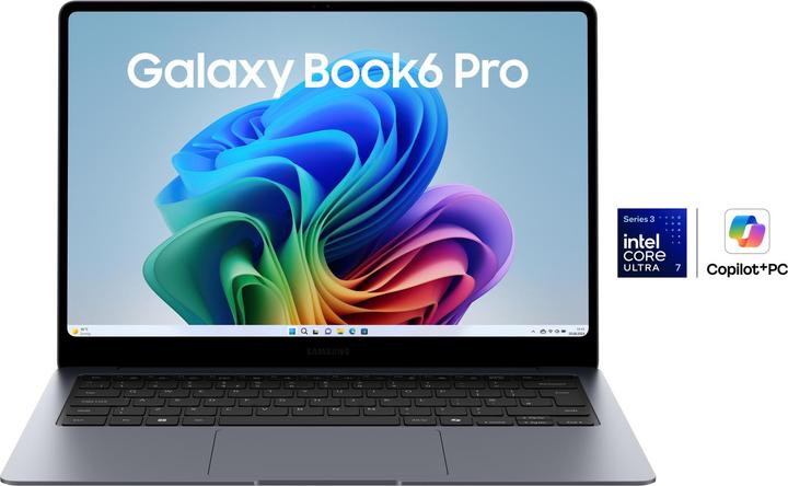 Produktbild Samsung Galaxy Book6 Pro 14 Intel Core Ultra 7 356H 32GB RAM 1TB SSD Touch Grau QWERTZ DE (14", 1000 GB, 32 GB, DE)