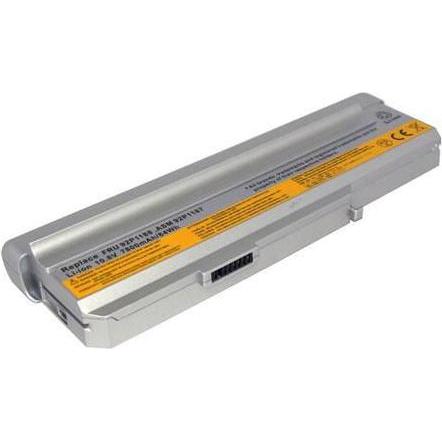 CoreParts Laptop Battery for Lenovo (9 Zellen, 6600 mAh), Notebook Akku, Silber