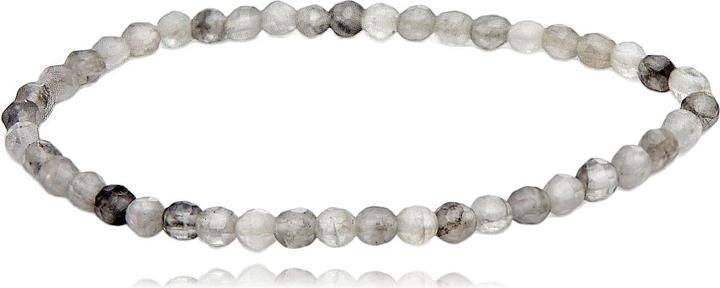 Immagine prodotto Leyda Bracciale in quarzo grigio (18 cm, Pietra colorata)
