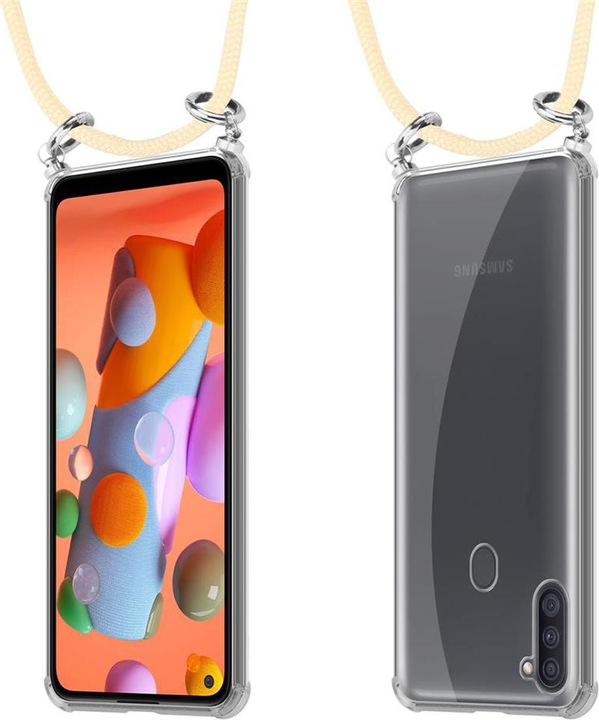 Produktbild Cadorabo TPU Handy Kette SILBER Cover