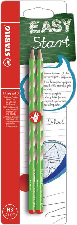 Produktbild STABILO EASYgraph S Bleistift Rechtshänder HB (2.20 mm, HB, 2 x)