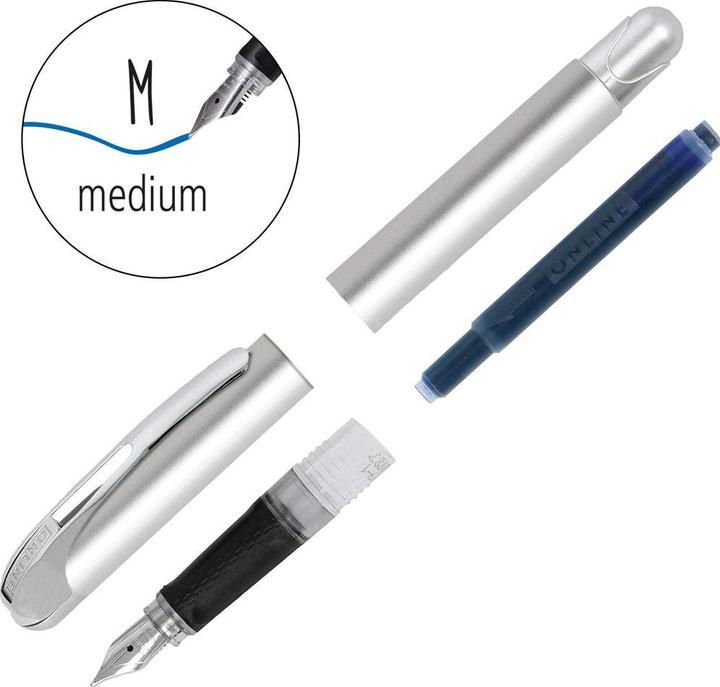 Image du produit Online Stylo plume College M 12530/3D Pink Brush (Brosse rose, 1x)