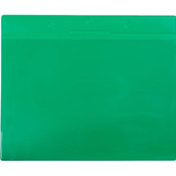 Tarifold, Informationsschild, Kennzeichnungshülle A4 quer grün magnetisch PVC VE=10 Stück