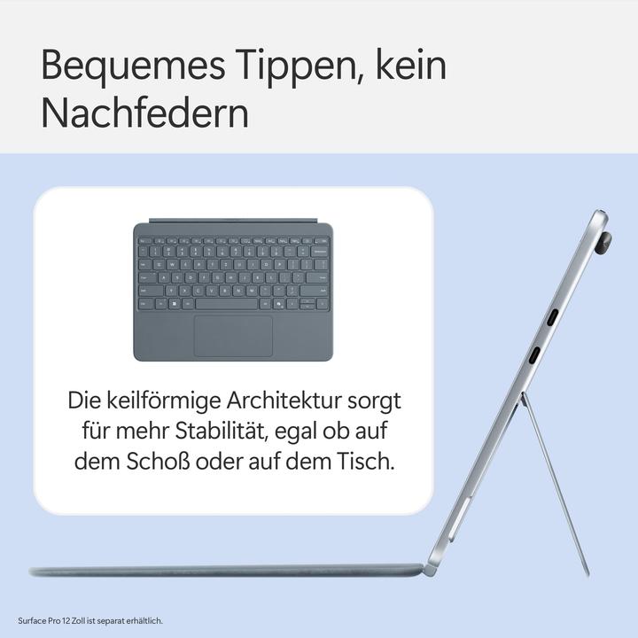 Immagine prodotto Microsoft Tastiera del Surface Pro 12 pollici con penna sottile (Germania, Docking)