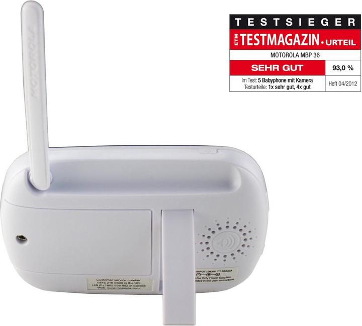Produktbild Motorola Mbp 36 (Babyphone mit Kamera, 200 m)