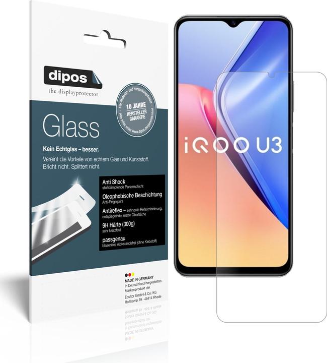 Produktbild Dipos Displayschutz Anti-Shock (2 Stück, Vivo Y52s 5G)
